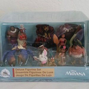 NEW Disney Moana Deluxe Figurine Set